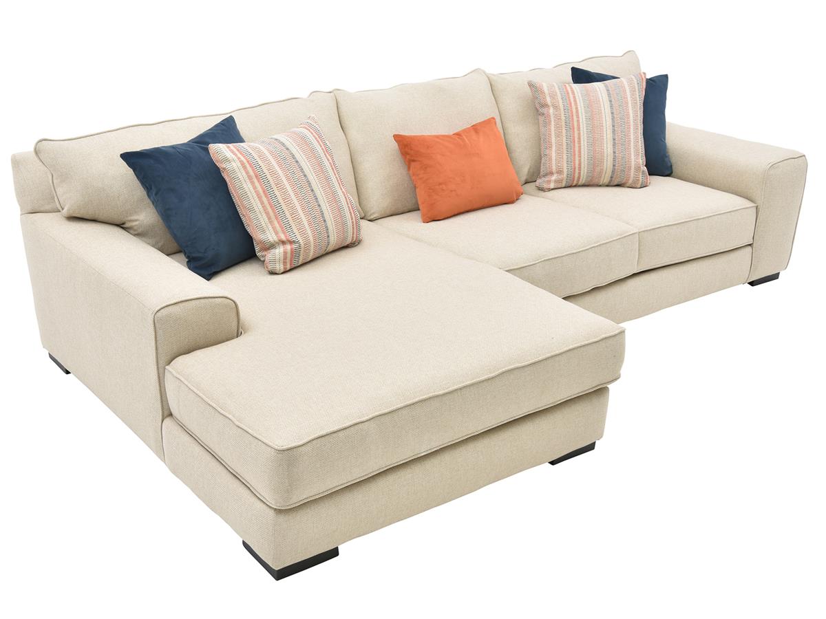 Whitaker Two-Piece Sofa with Chaise, Left Chaise
